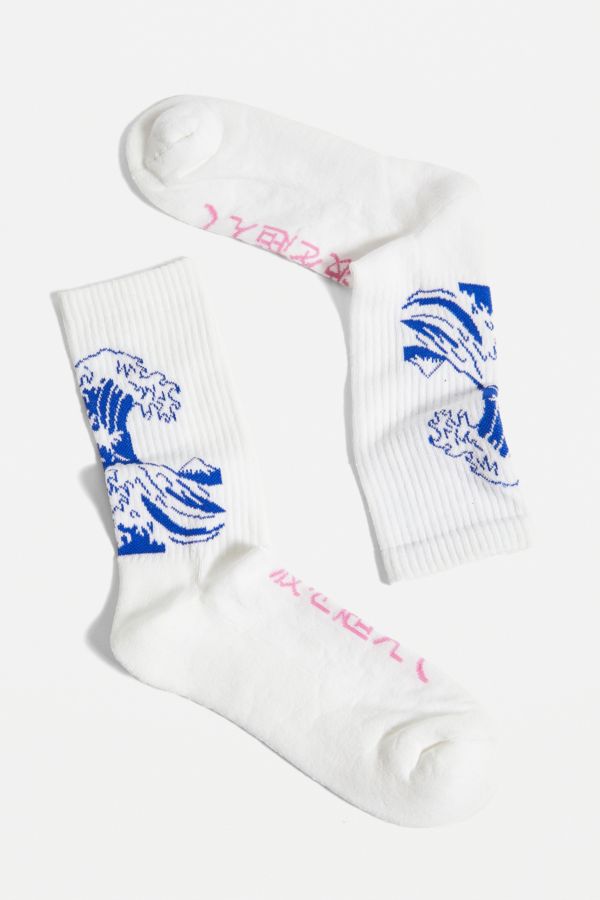 Slide View: 1: UO – Socken „Hokusai Great Wave"