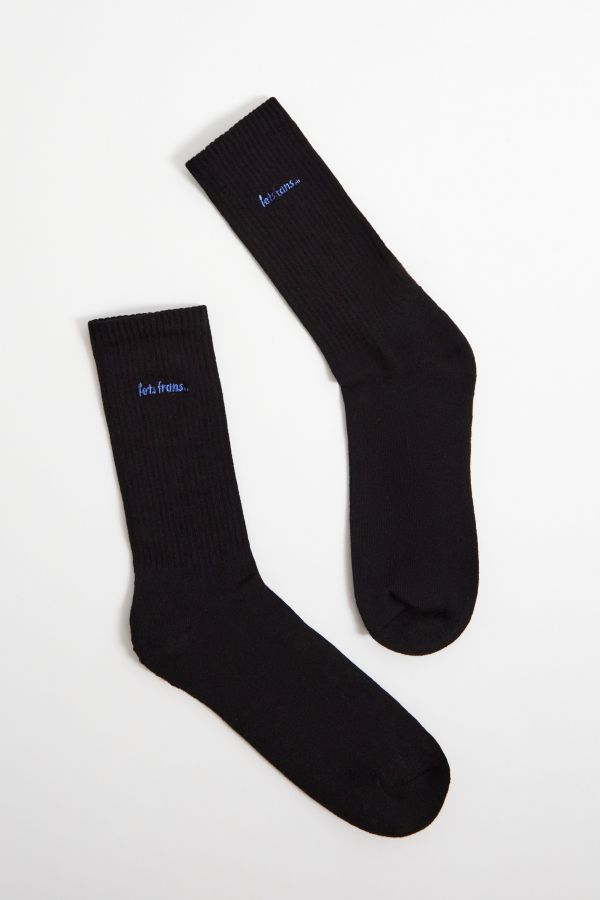 Slide View: 1: iets frans... Schwarze Socken