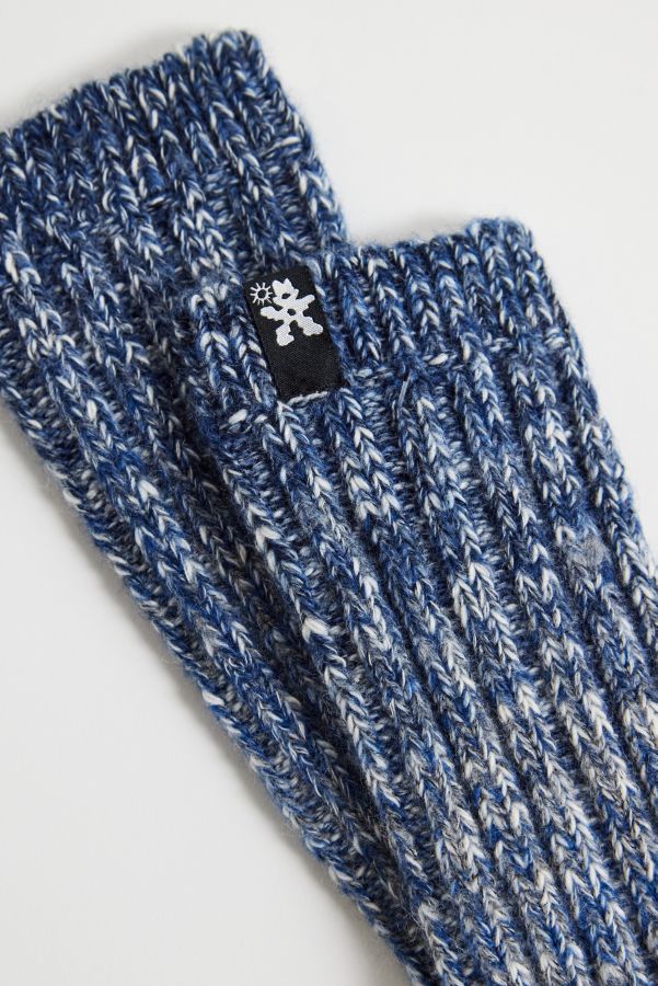 Slide View: 2: Chaussettes Ombre Ayker Bleu Slub