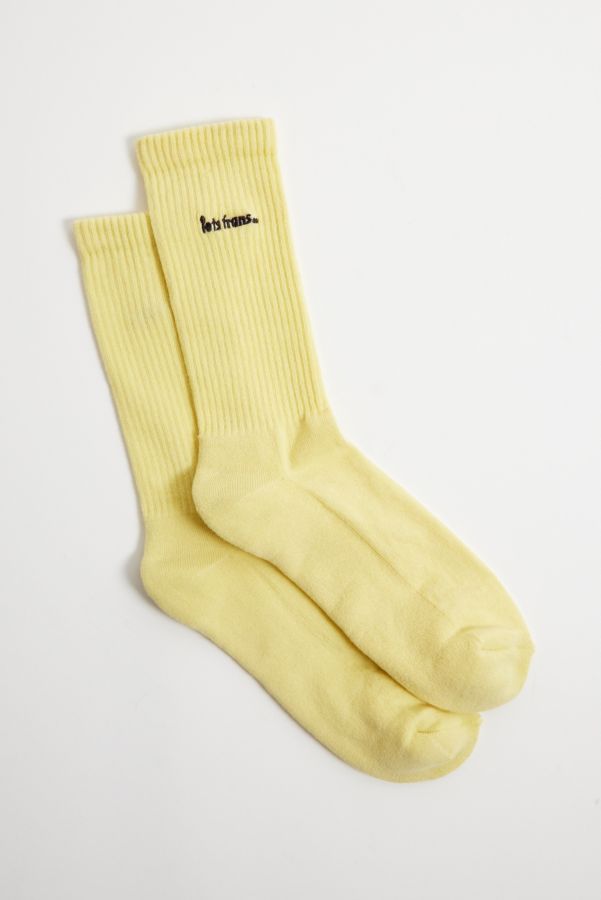 Slide View: 1: iets frans... Chaussettes Jaunes