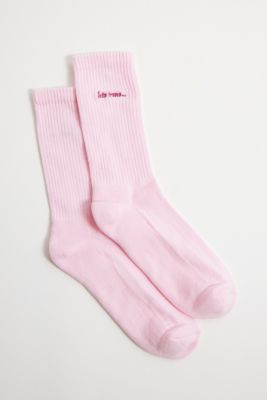 iets frans... Chaussettes Rose Pâle