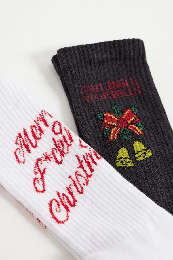 Slide View: 2: UO Weihnachten Jingle Bells Socken 2er-Pack