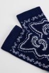 Thumbnail View 2: Chaussettes bandana bleu marine UO