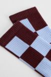 Thumbnail View 2: Chaussettes à damier bleu et marron UO