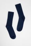 Thumbnail View 1: Loom Navy Ribbed Socks