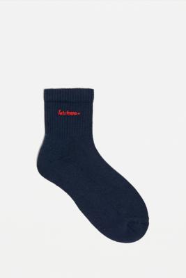 iets frans... Navy Crop Socks | Urban Outfitters UK