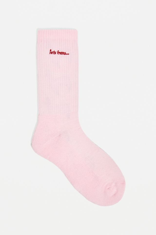 iets frans… Pink Crew Socks | Urban Outfitters UK