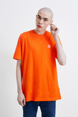 orange adidas tee