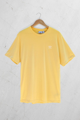 mens yellow adidas t shirt