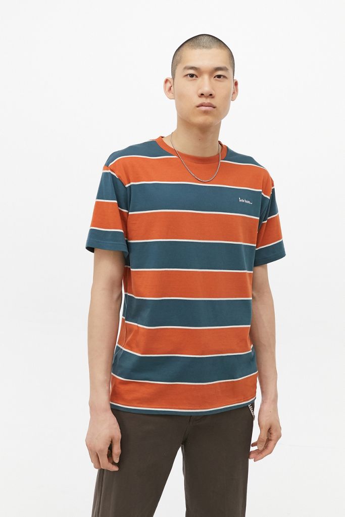 iets frans… Blue and Orange Stripe TShirt Urban Outfitters UK