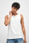 Thumbnail View 1: BDG Recycled White Ribbed Vest 