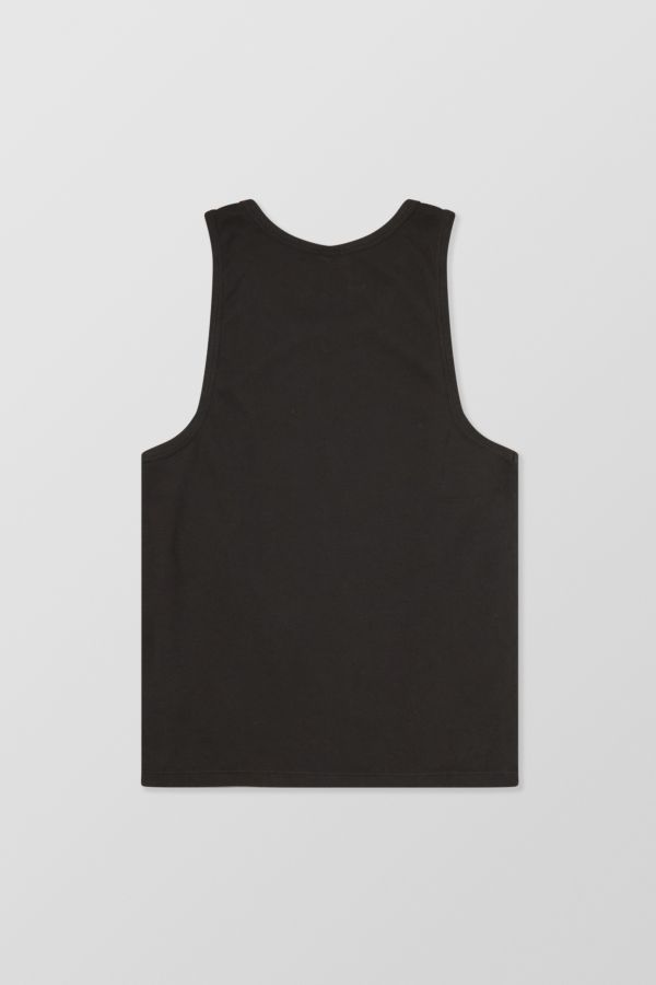 Slide View: 6: BDG Recycled Black Ribbed Vest