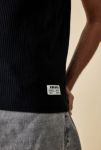 Thumbnail View 2: BDG – Geripptes Trägershirt „Variegated“ in Schwarz