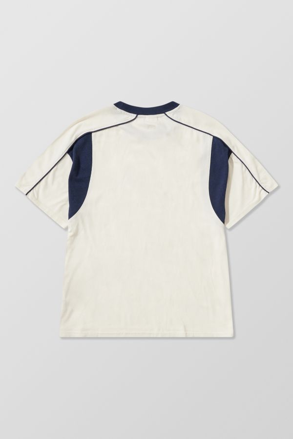 Slide View: 8: iets frans... Ecru Panelled T-Shirt