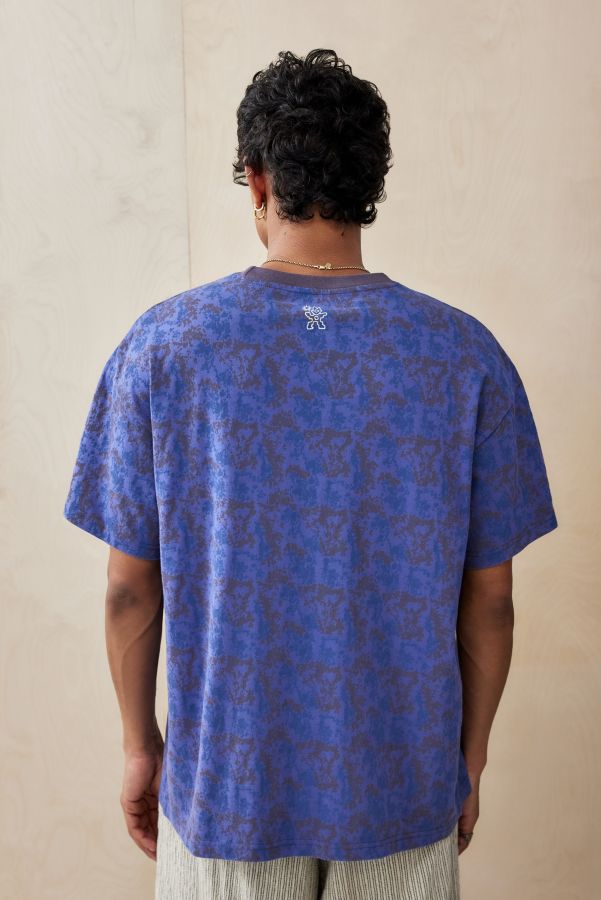 Slide View: 4: Ayker Blue Camouflage T-Shirt