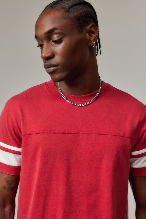 Slide View: 2: BDG Red Panelled T-Shirt