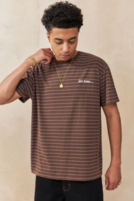 iets frans... Brown Stripe T-Shirt