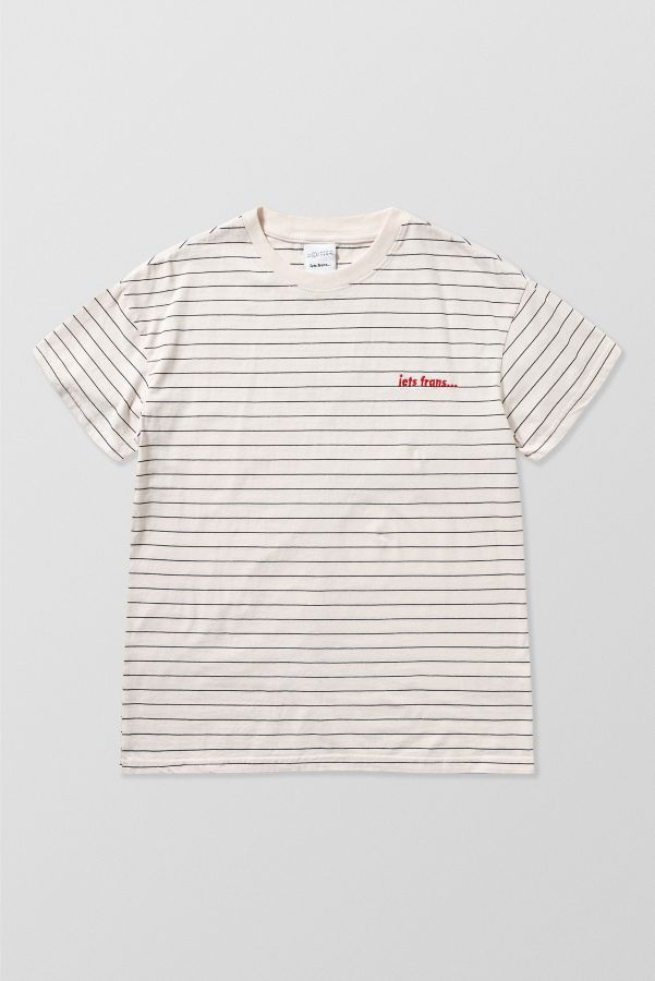 Slide View: 7: iets frans... Ecru Stripe T-Shirt