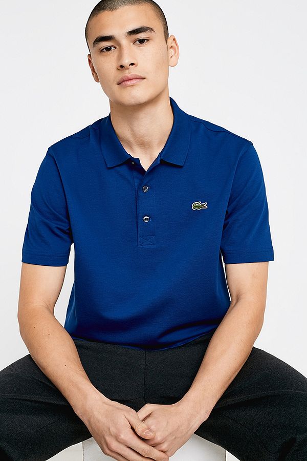 Lacoste Classic Navy Polo Shirt | Urban Outfitters UK