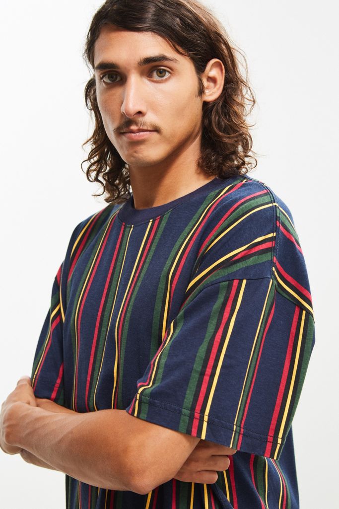 UO Dillon Vertical Stripe TShirt Urban Outfitters UK