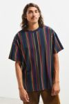 UO Dillon Vertical Stripe T-Shirt | Urban Outfitters UK