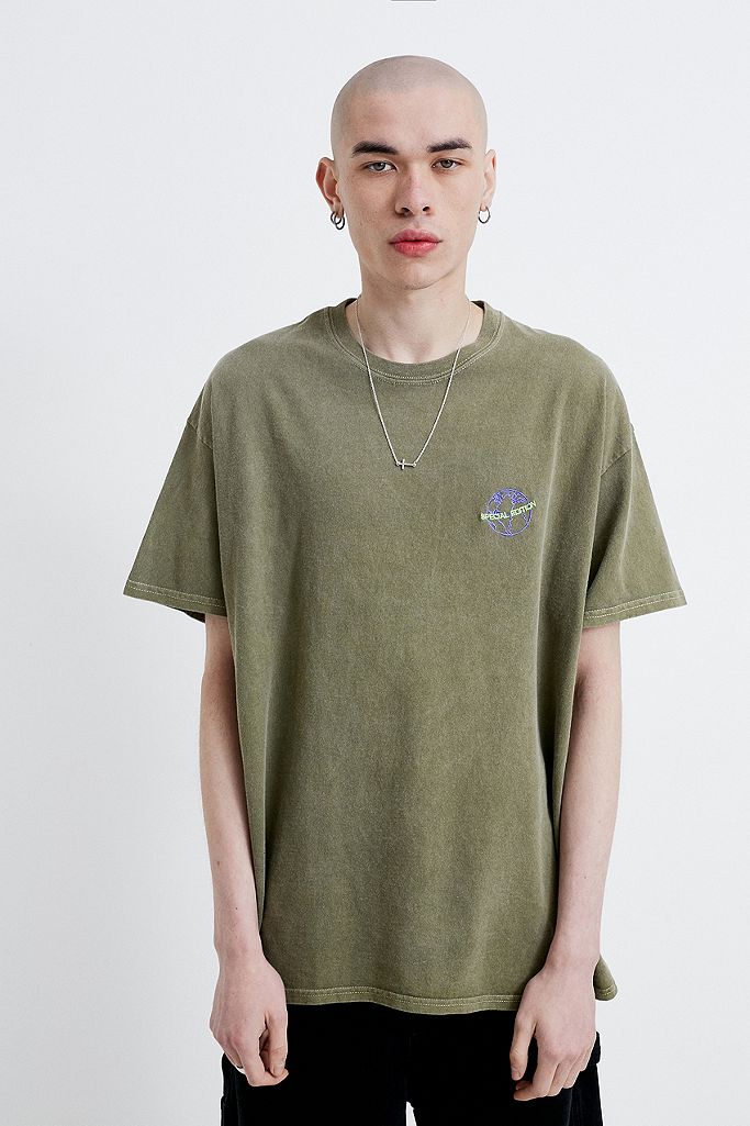 UO Special Edition Khaki T-Shirt | Urban Outfitters UK