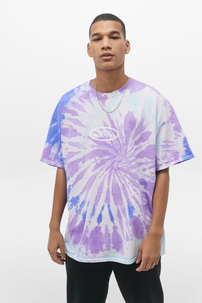 UO Good Morning Tie-Dye T-Shirt | Urban Outfitters UK