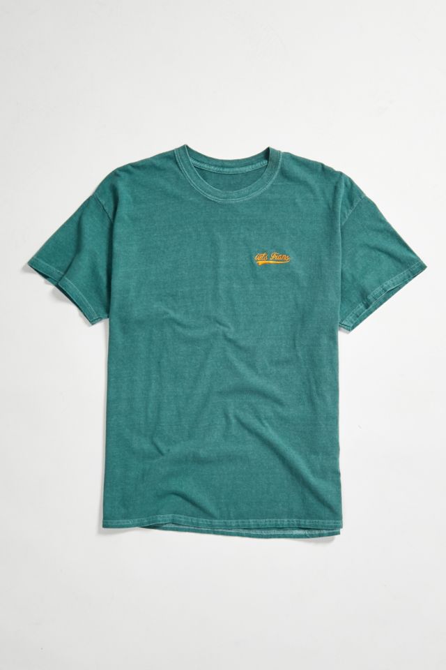 iets frans... Green Script Embroidered T-Shirt | Urban Outfitters UK