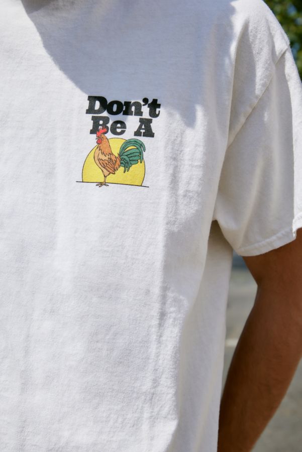 Slide View: 2: UO – T-Shirt „Don't Be A C*ck“ in Ecru