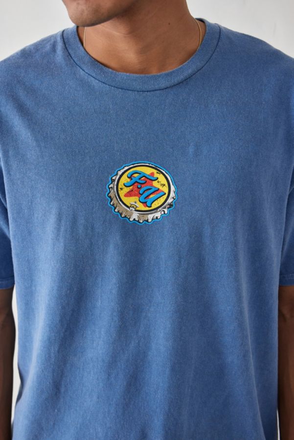 Slide View: 2: UO Blue FU Bottle Cap T-Shirt