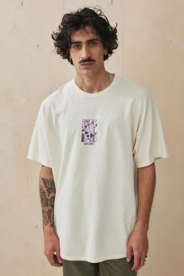 Slide View: 1: UO – T-Shirt „Elegance“ in Ecru 