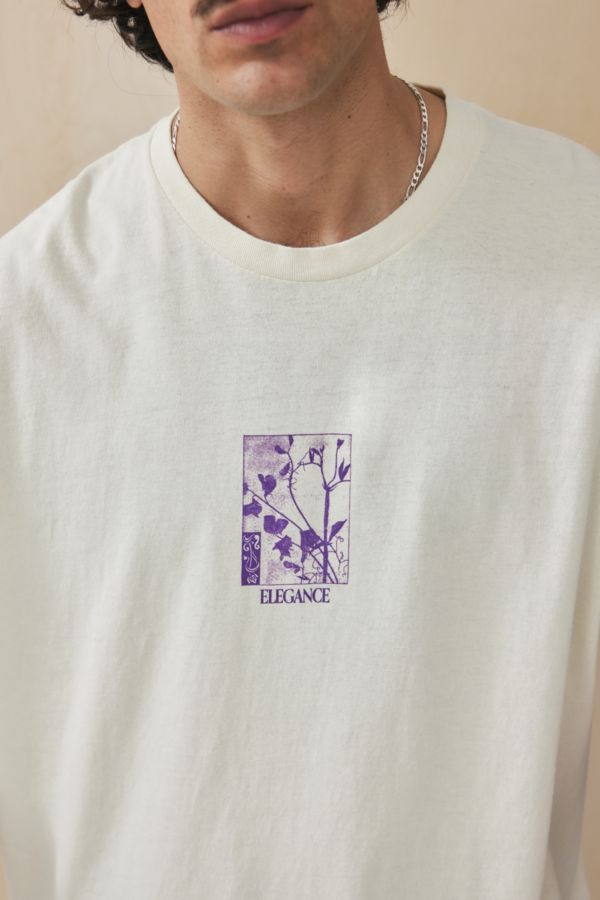 Slide View: 2: UO – T-Shirt „Elegance“ in Ecru 