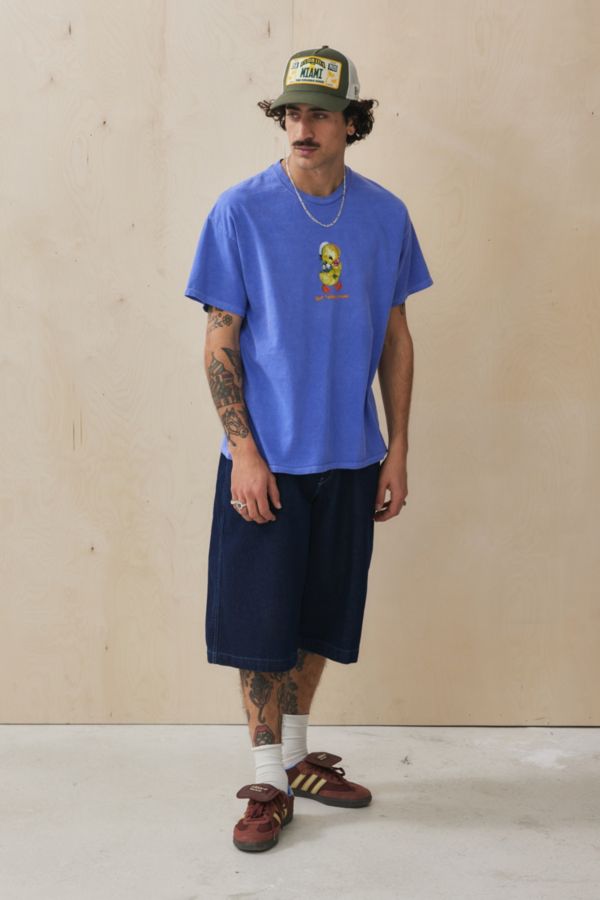 Slide View: 3: UO – T-Shirt „Quit Quacking Around“ in Blau 