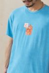 Thumbnail View 2: UO – T-Shirt „F You Squirrel“ in Blau mit Eichhörnchenmotiv