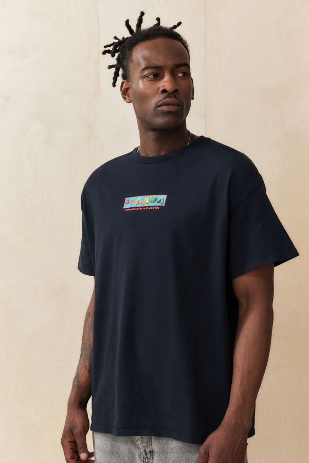 Slide View: 1: UO Black Fruit & Veg T-Shirt