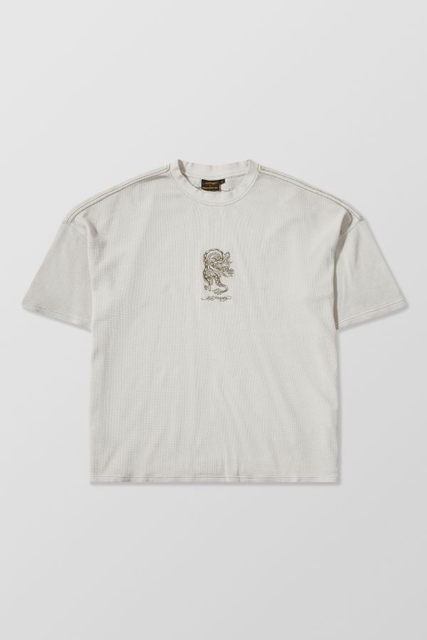 Slide View: 5: Ed Hardy UO Exclusive Dragon Soul Waffle T-Shirt 