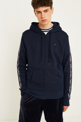 tommy hilfiger tape sweatshirt navy