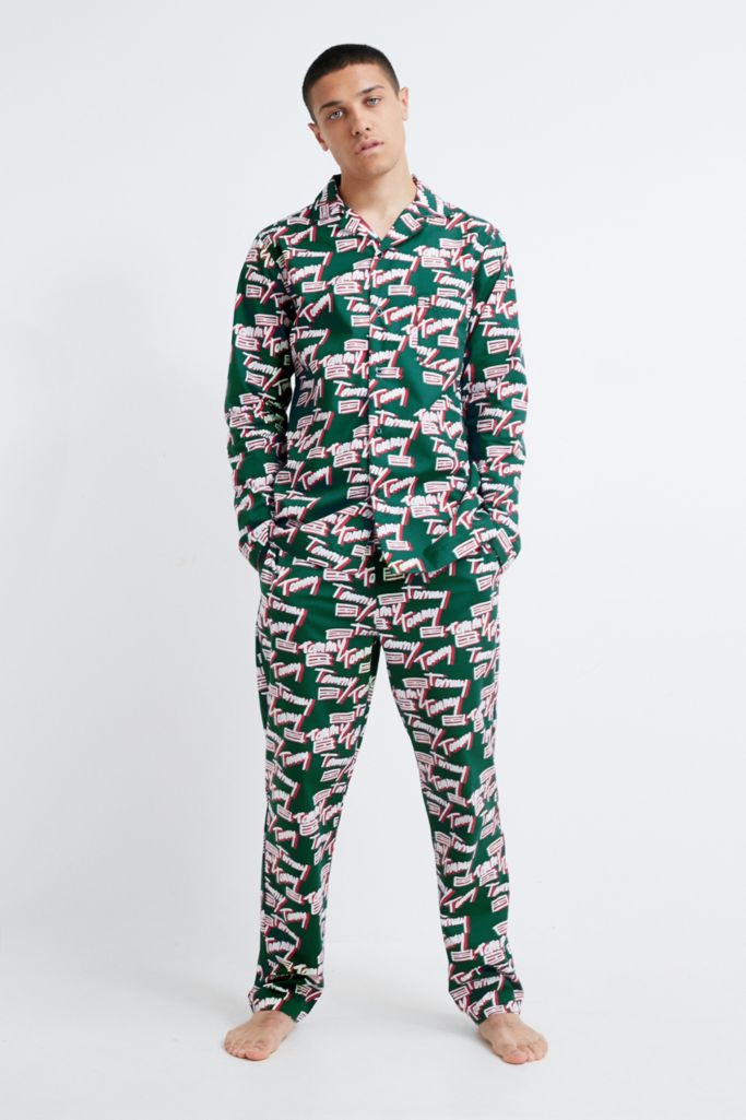 Tommy Jeans Text Logo Pyjama Set | Urban Outfitters UK