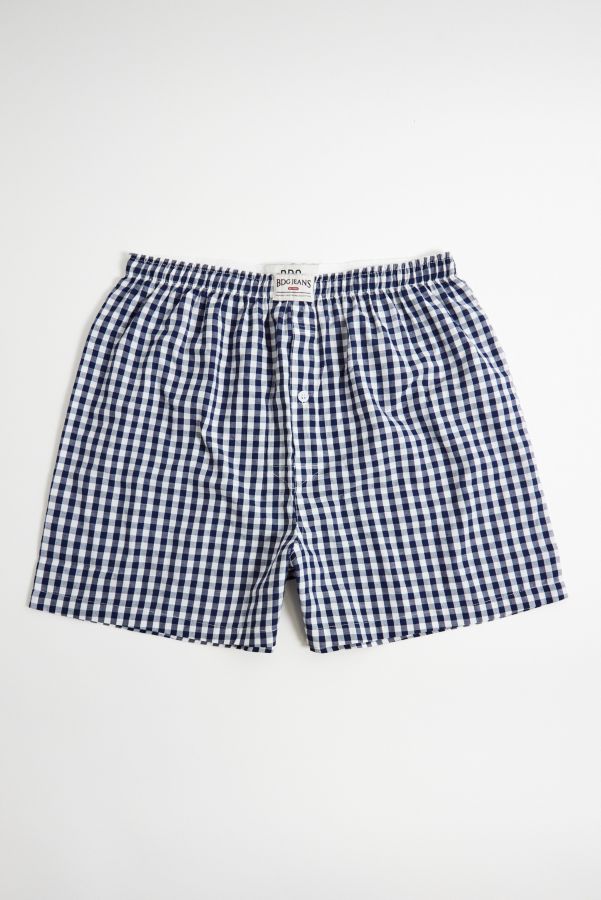 Slide View: 1: BDG Marine Karo Boxershorts