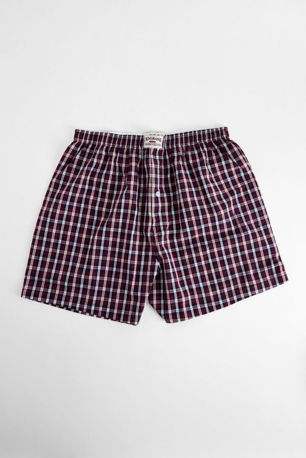 Slide View: 1: BDG Rote Gewebte Boxershorts