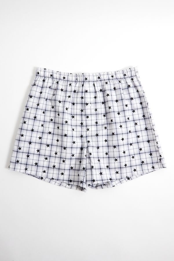 Slide View: 1: Jaded London Grau Stern Karo Boxershorts