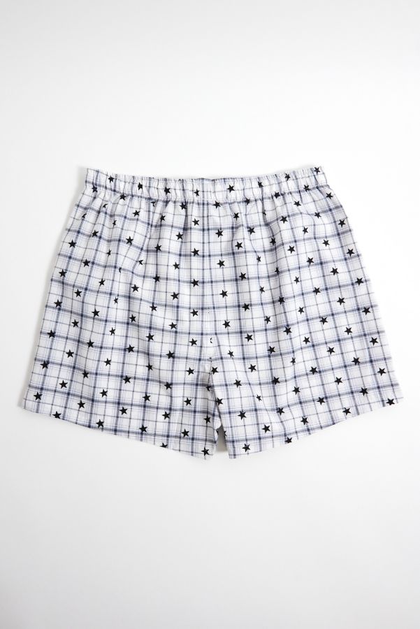 Slide View: 3: Jaded London Grau Stern Karo Boxershorts