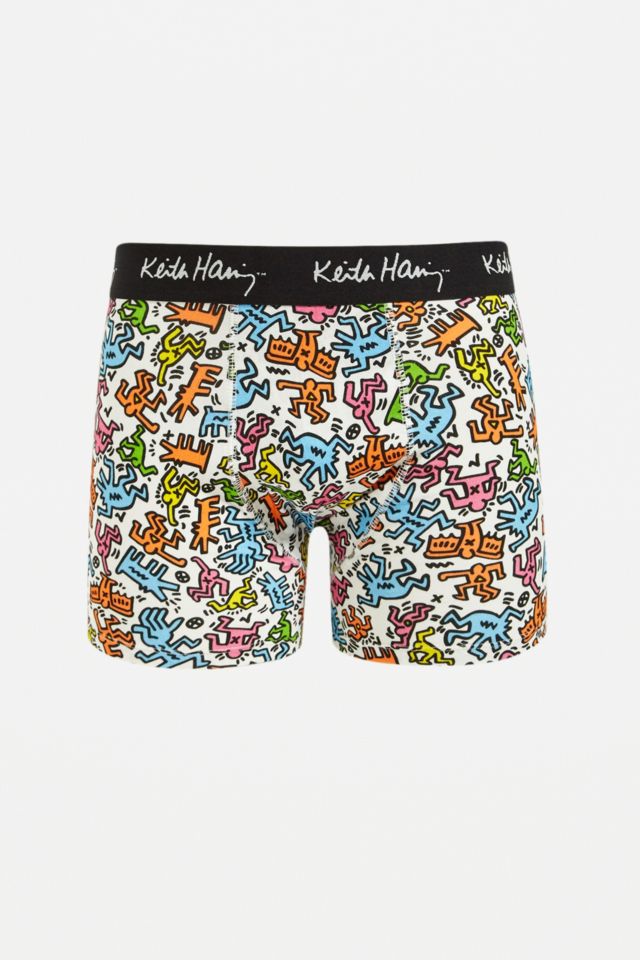 Keith Haring Graphic Print Boxer Trunks | Urban Outfitters UK