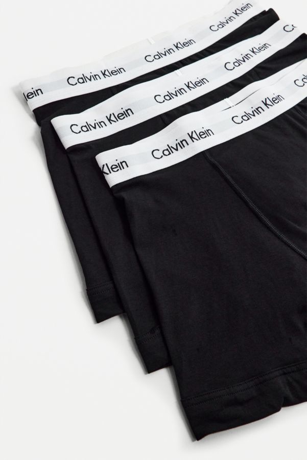 Vista diapositiva: 2: Calvin Klein Boxer Boxer Bianco e Nero Confezione da 3