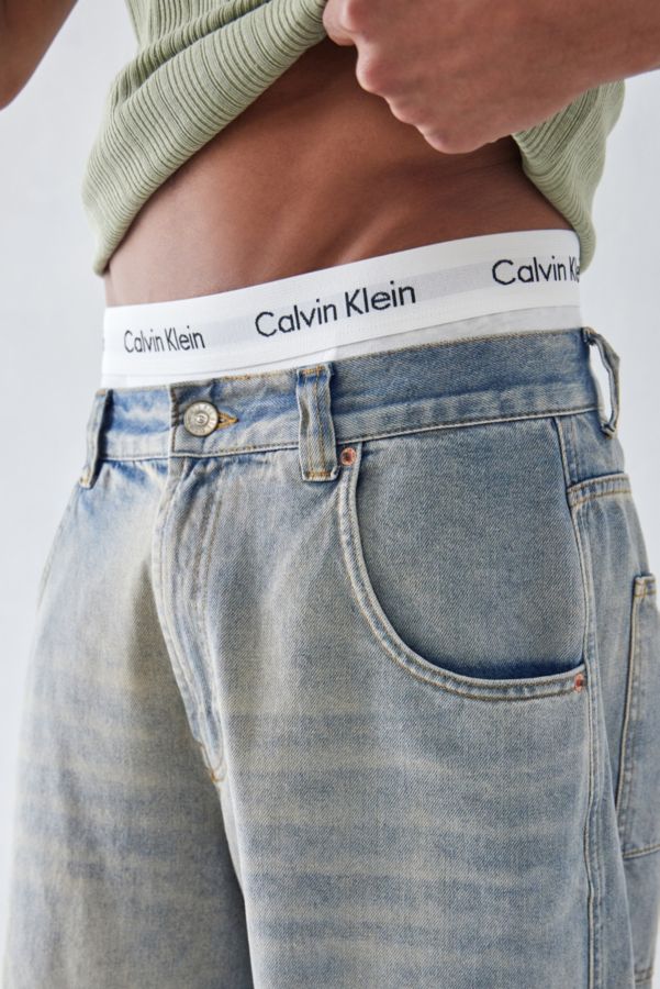 Slide View: 1: Calvin Klein – Weiße Boxershorts im 3er-Pack