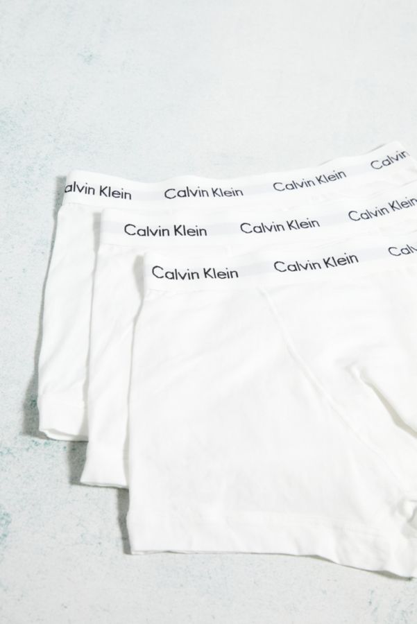 Slide View: 3: Calvin Klein – Weiße Boxershorts im 3er-Pack