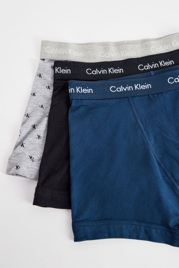 Slide View: 2: Calvin Klein Assorted Boxer Trunks 3-Pack