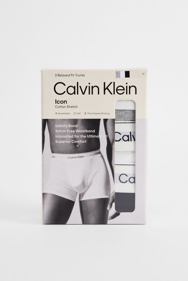 Slide View: 1: Caleçons Darted Calvin Klein Lot de 3