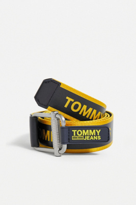 tommy jeans belt yellow