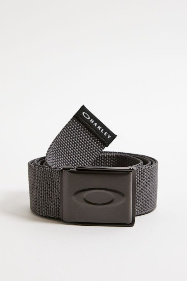 Slide View: 1: Oakley Grey Ellipse Webbing Belt